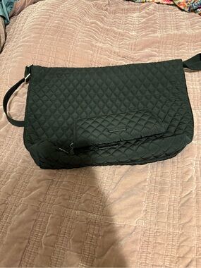 Vera Bradley Quilted Black Crossbody bag and matching wallet